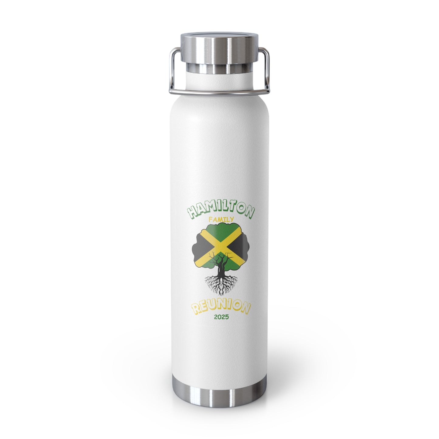 Hamilton Family Reunion Copper Insulated Bottle, 22oz Water Flask