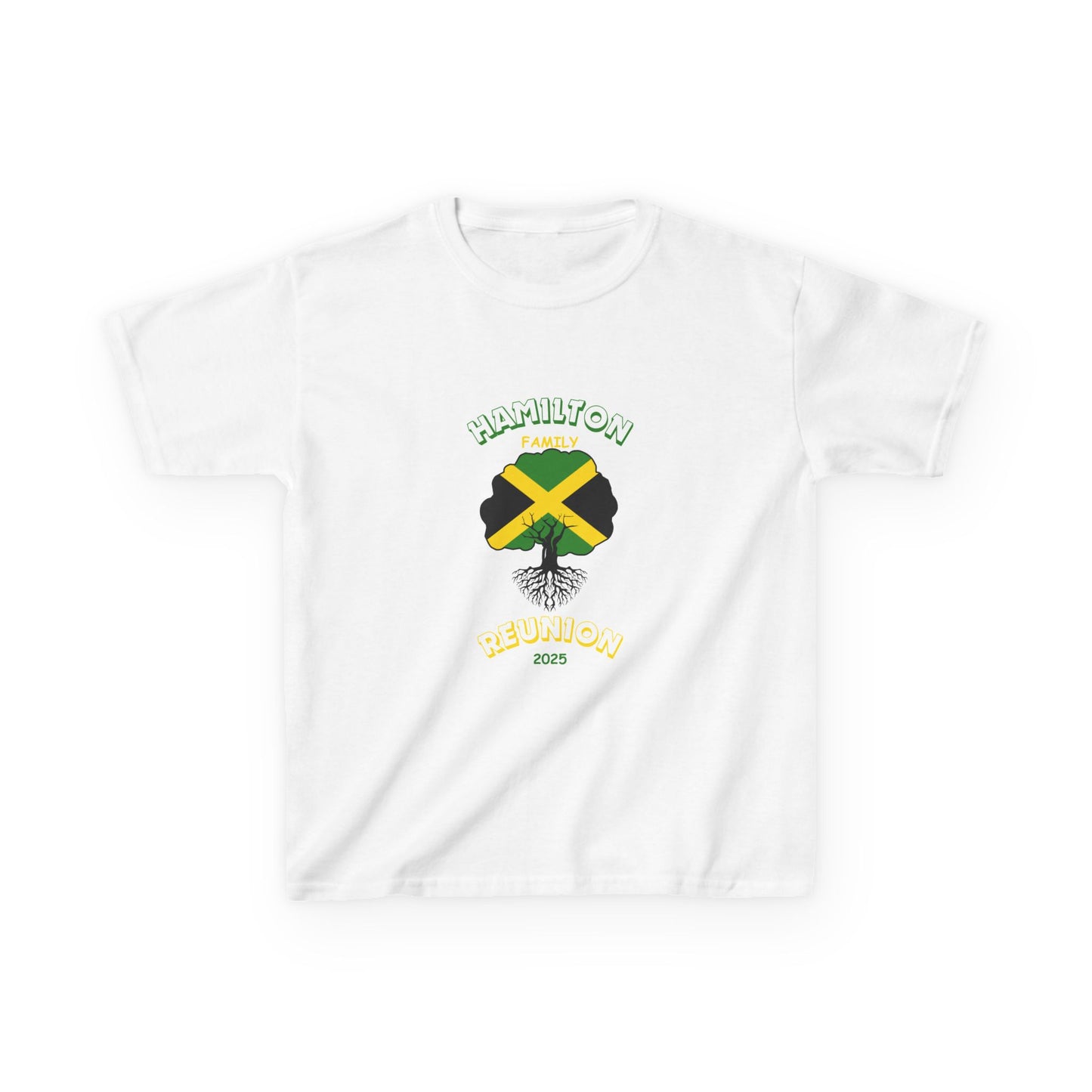 Hamilton Family Reunion  Kids Tee, Lightweight Cotton Shirt for Kids Unisex